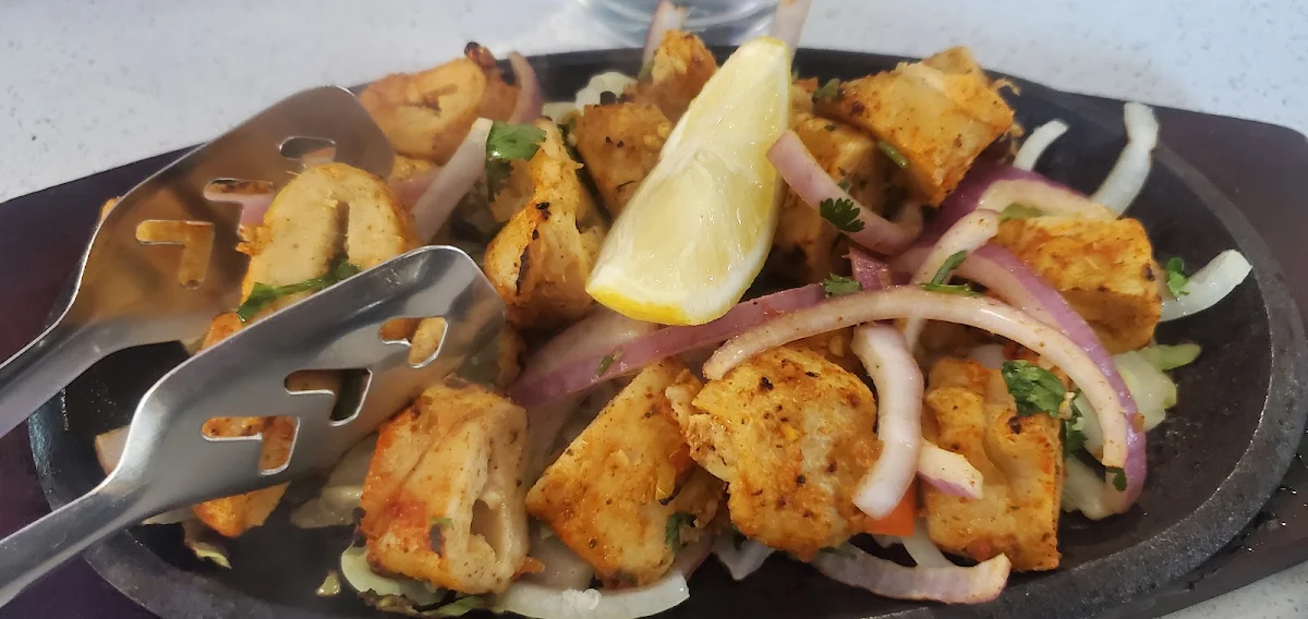 Achari Tandoori Soya Chaap, Flavo Grill Restaurant