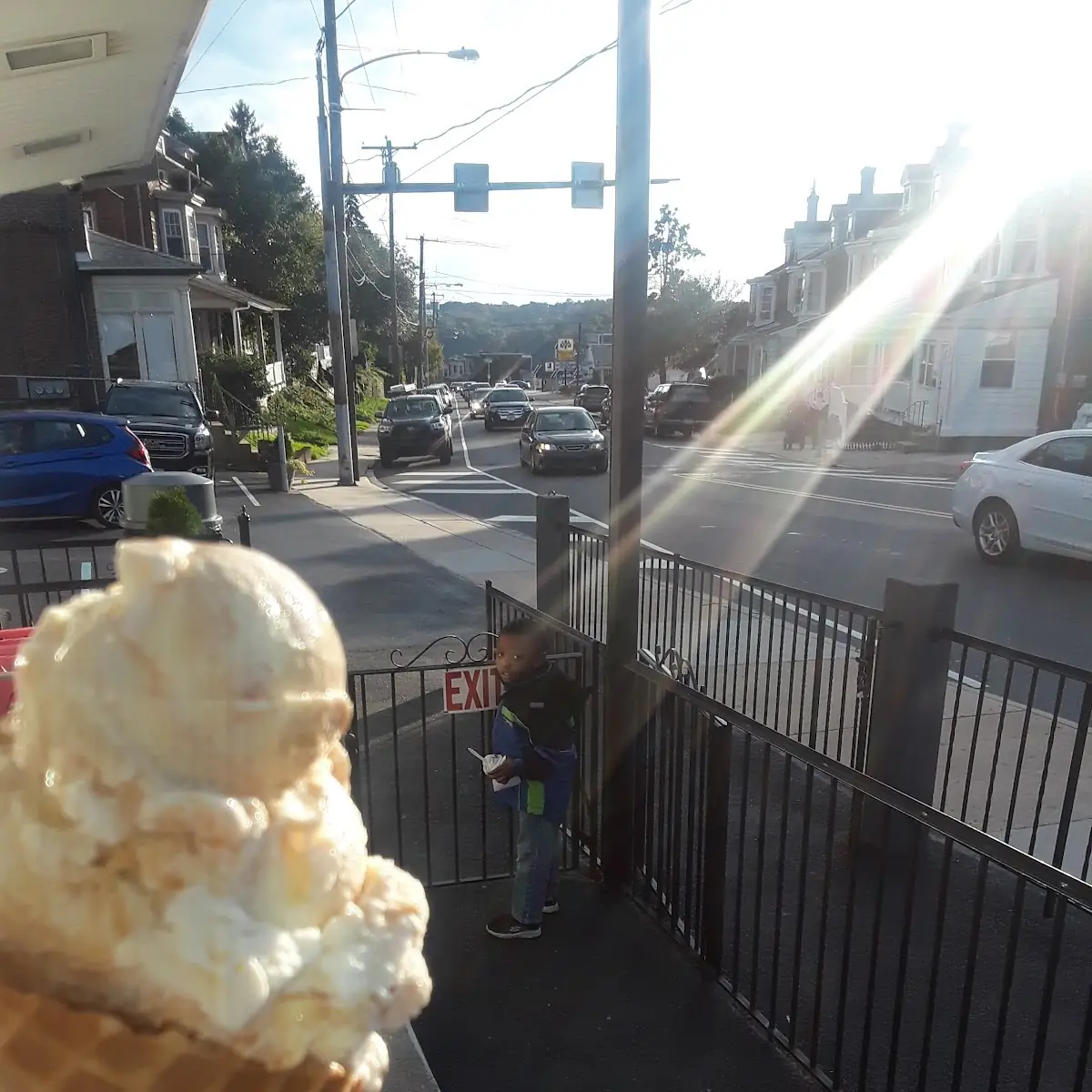 Egg Nogice Cream Cone