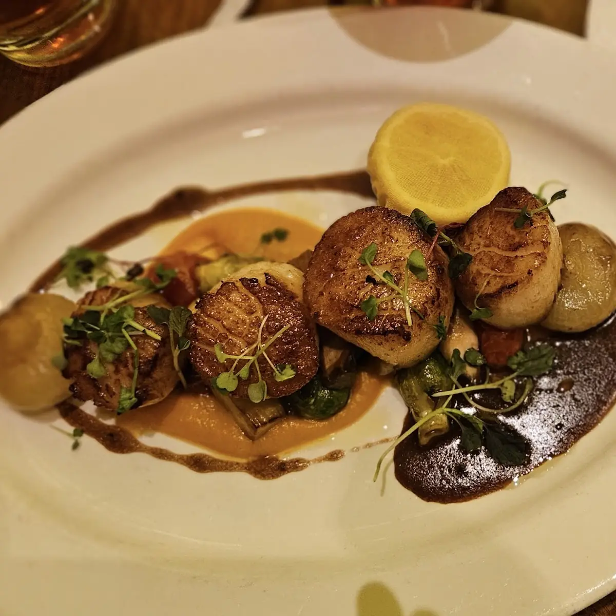 Pan Seared Diver Sea Scallops