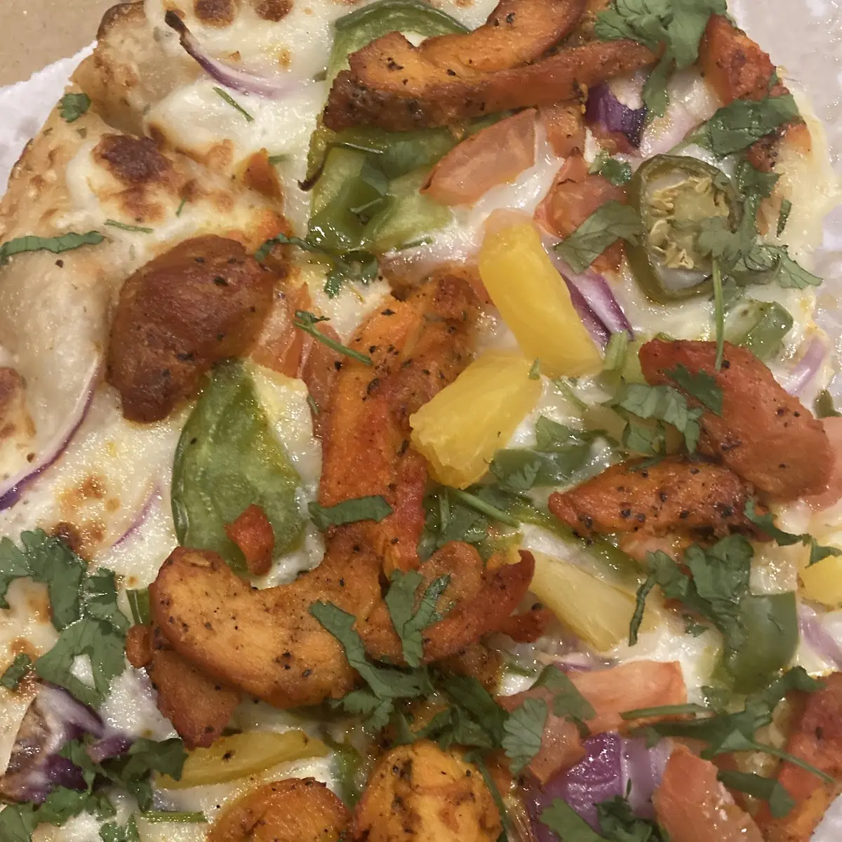 Bombay Chicken Pizza