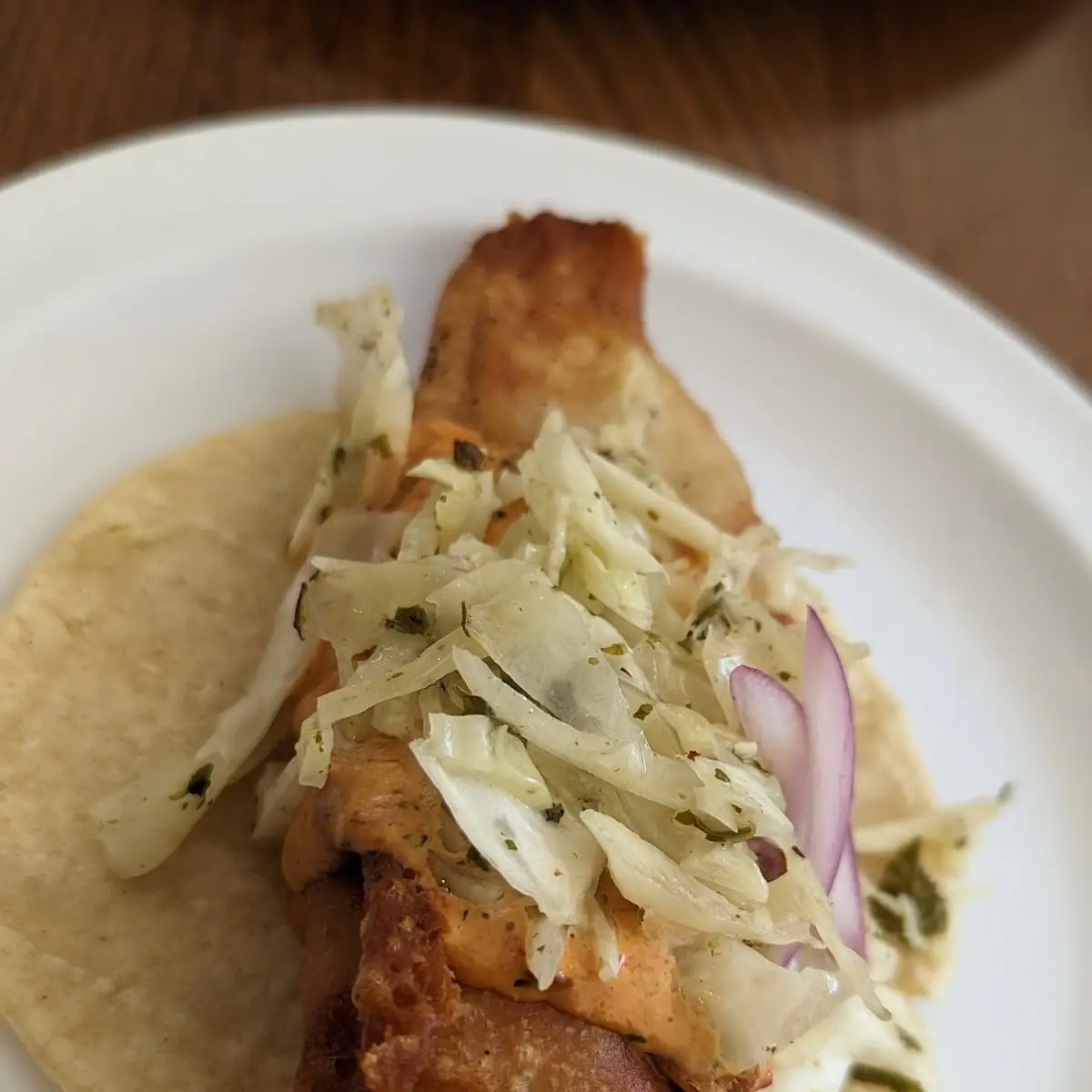 Beer Battered Fish Taco
