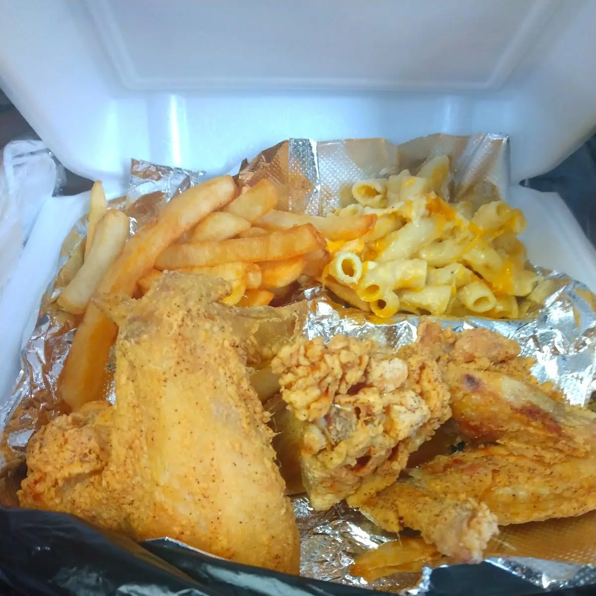 Lemon Pepper Wings and Fries