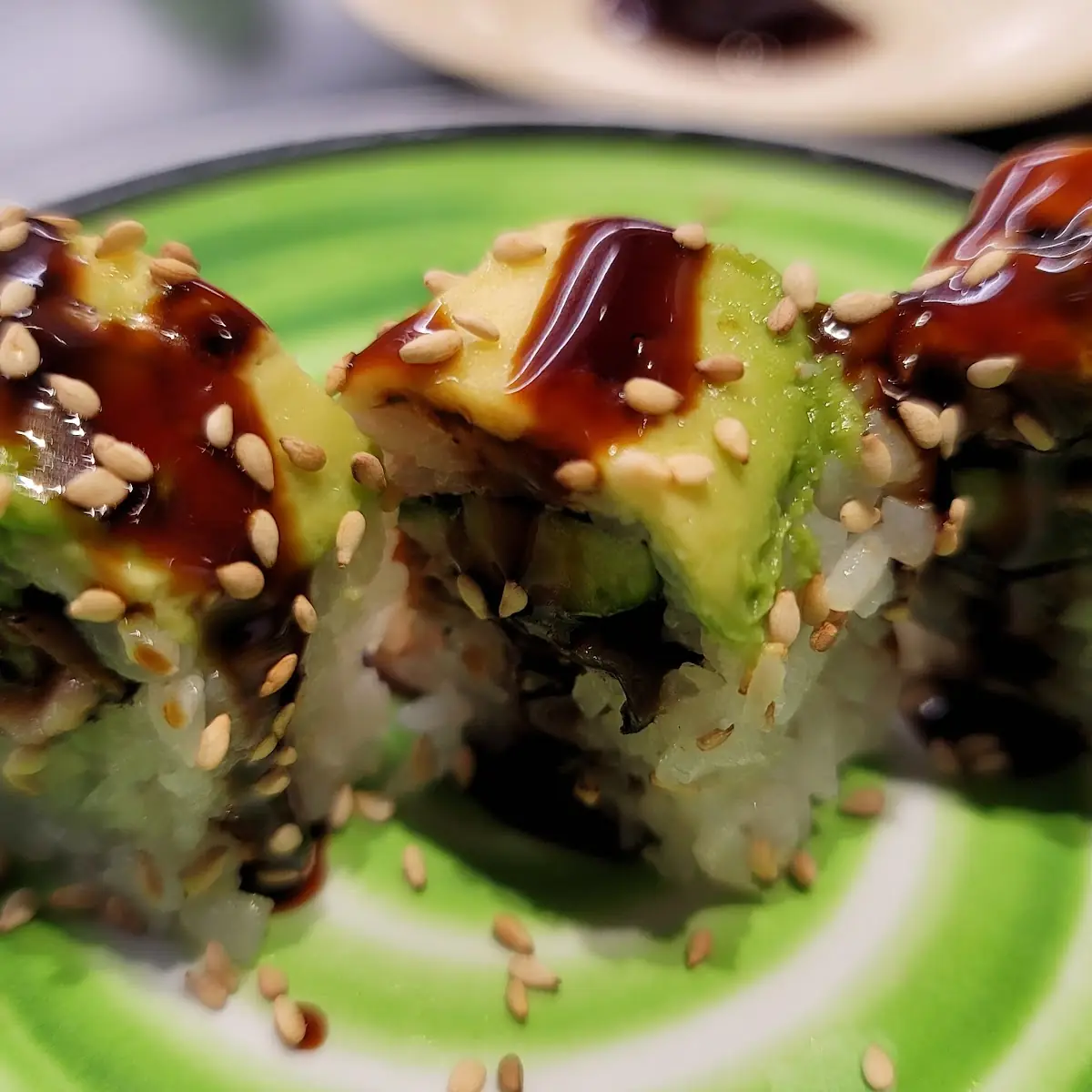 Baked Eel Avocado Roll