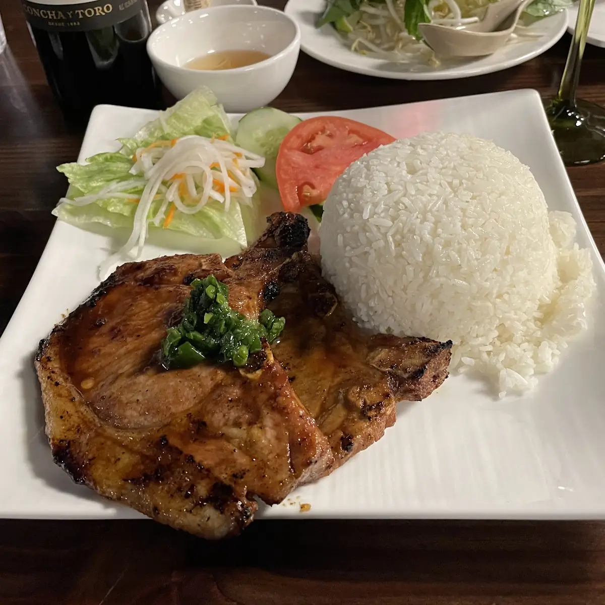 Grilled Pork Chop Rice
