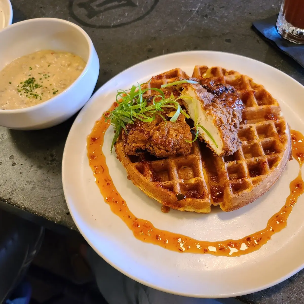 Fried Chicken and Waffle