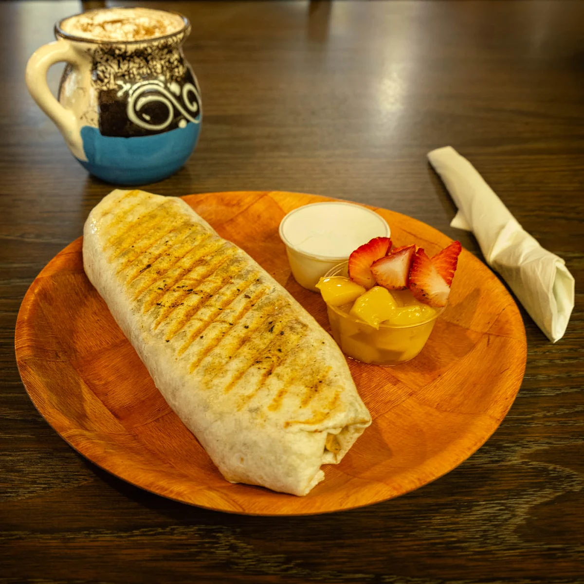 Chorizo Breakfast Burrito
