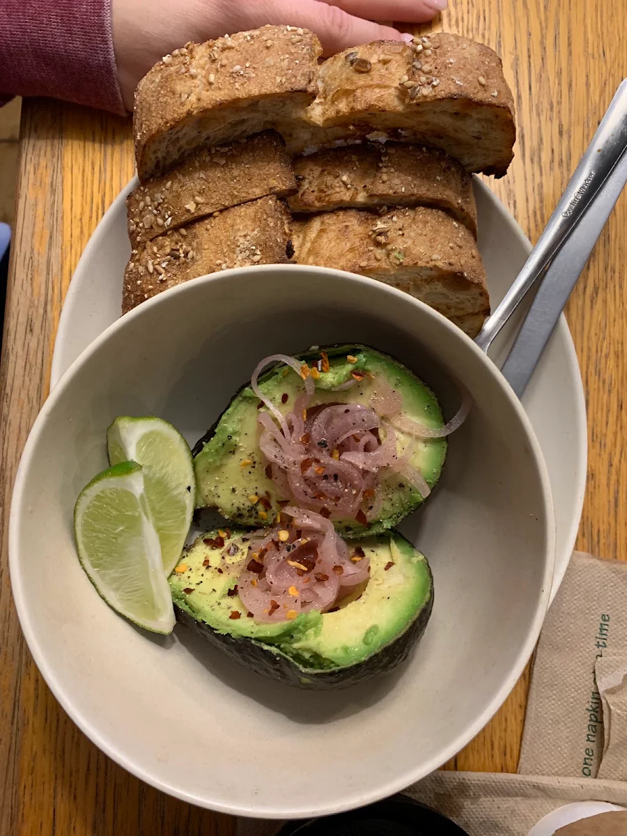 Avocado Toast with Pickled Onions