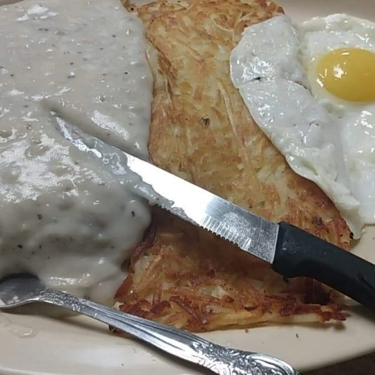 Chicken Fried Steak Breakfast