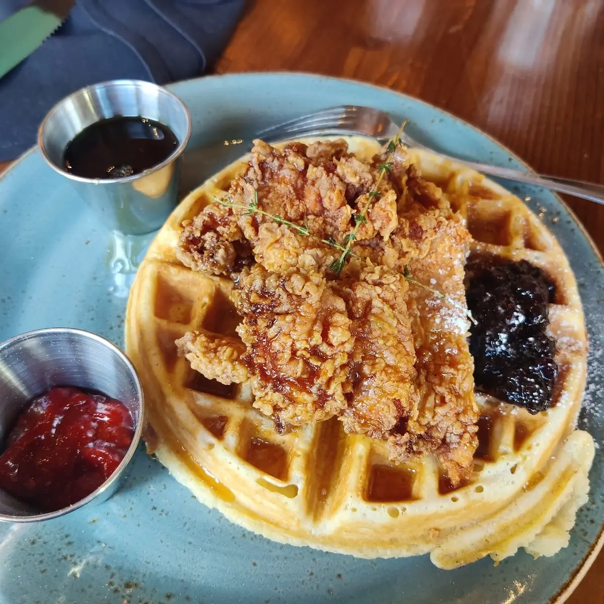 Chicken and Waffles