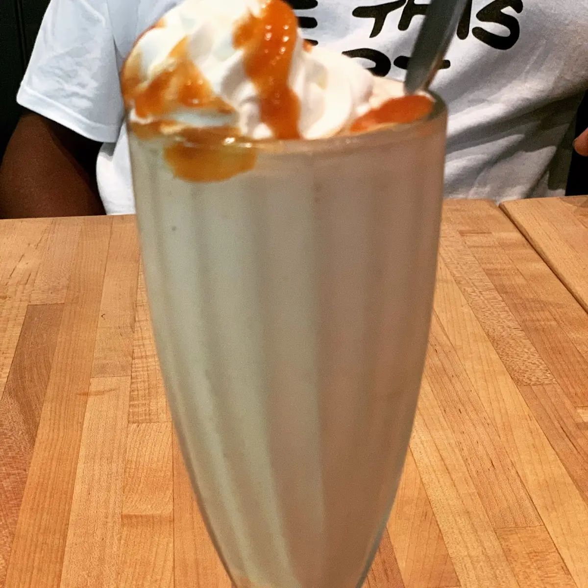 Vanilla Milkshake with Whipped Cream