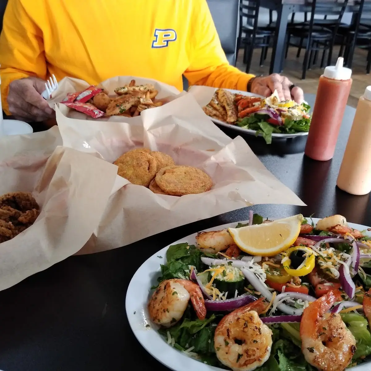 Fried or Grilled Shrimp Salad