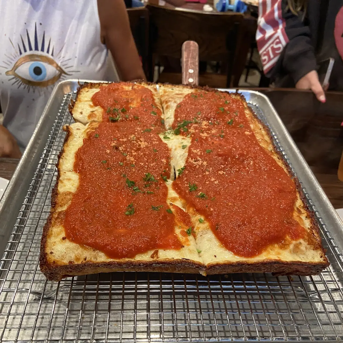 Deep Dish Pepperoni Pizza Slice