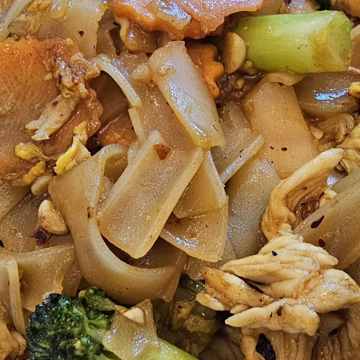 Napa Cabbage with Rice Noodle