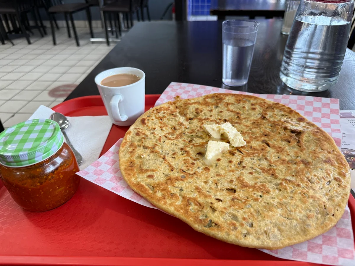 Aloo Paratha, Noor Indian Restaurant & Cafe