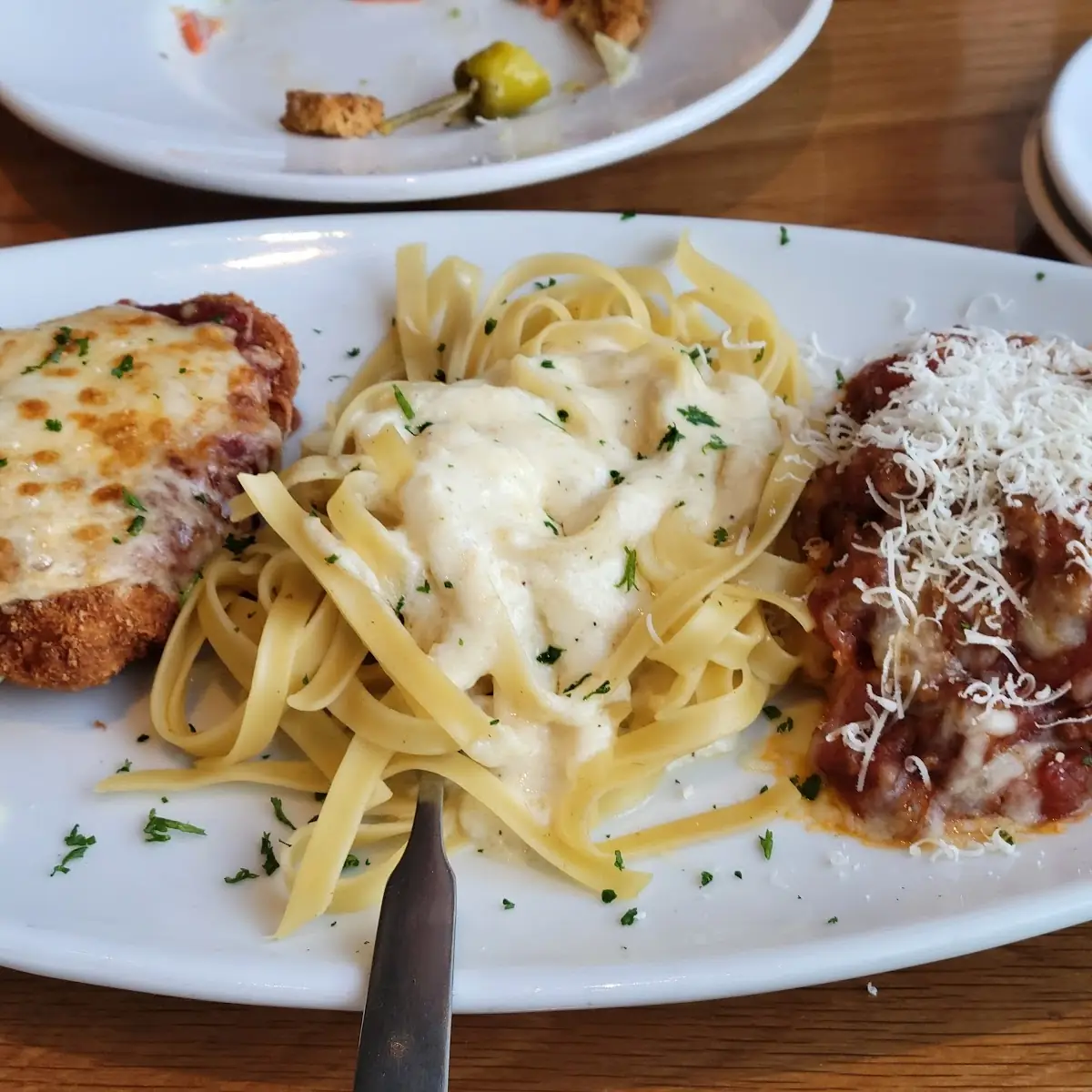 Fettuccine Alfredo with Shrimp