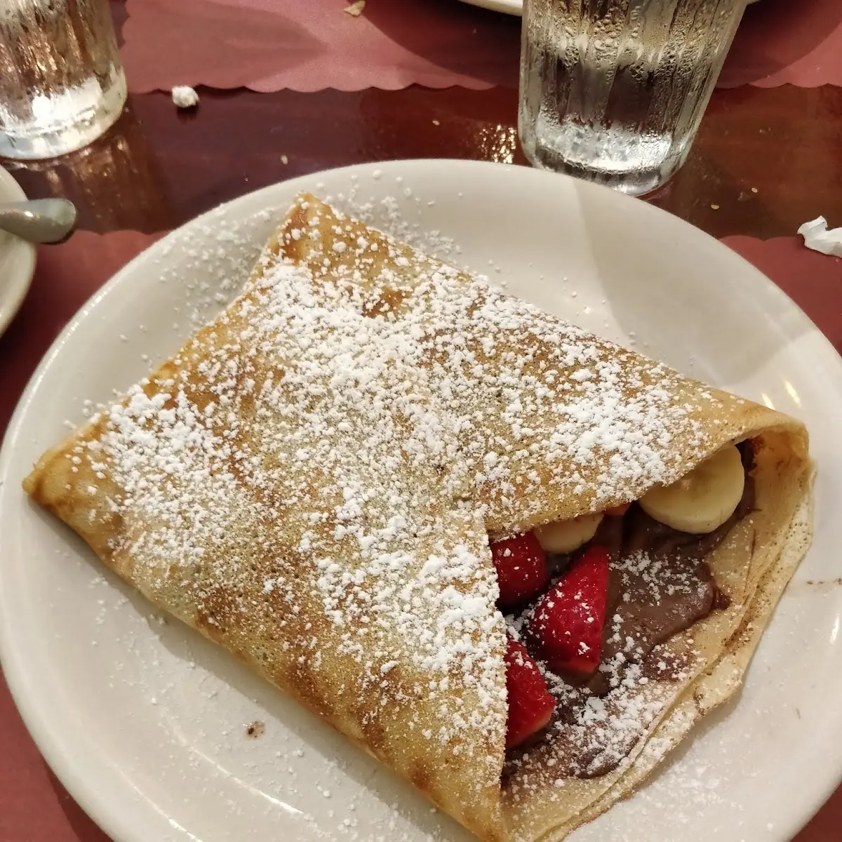 Nutella Banana Crepe