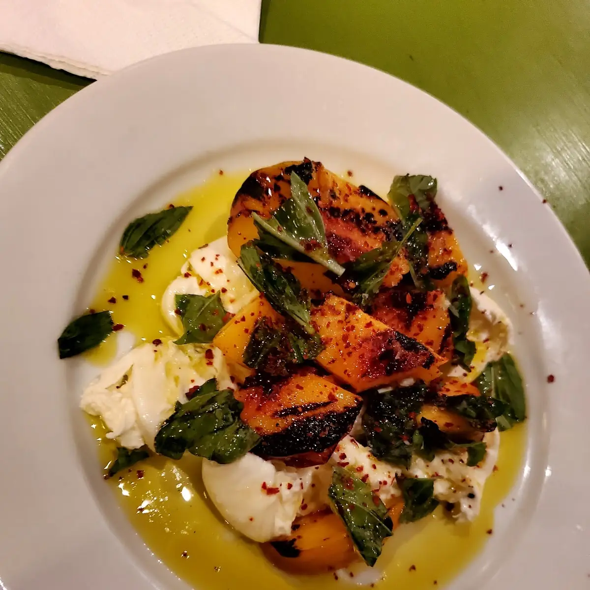 Grilled Peach Salad