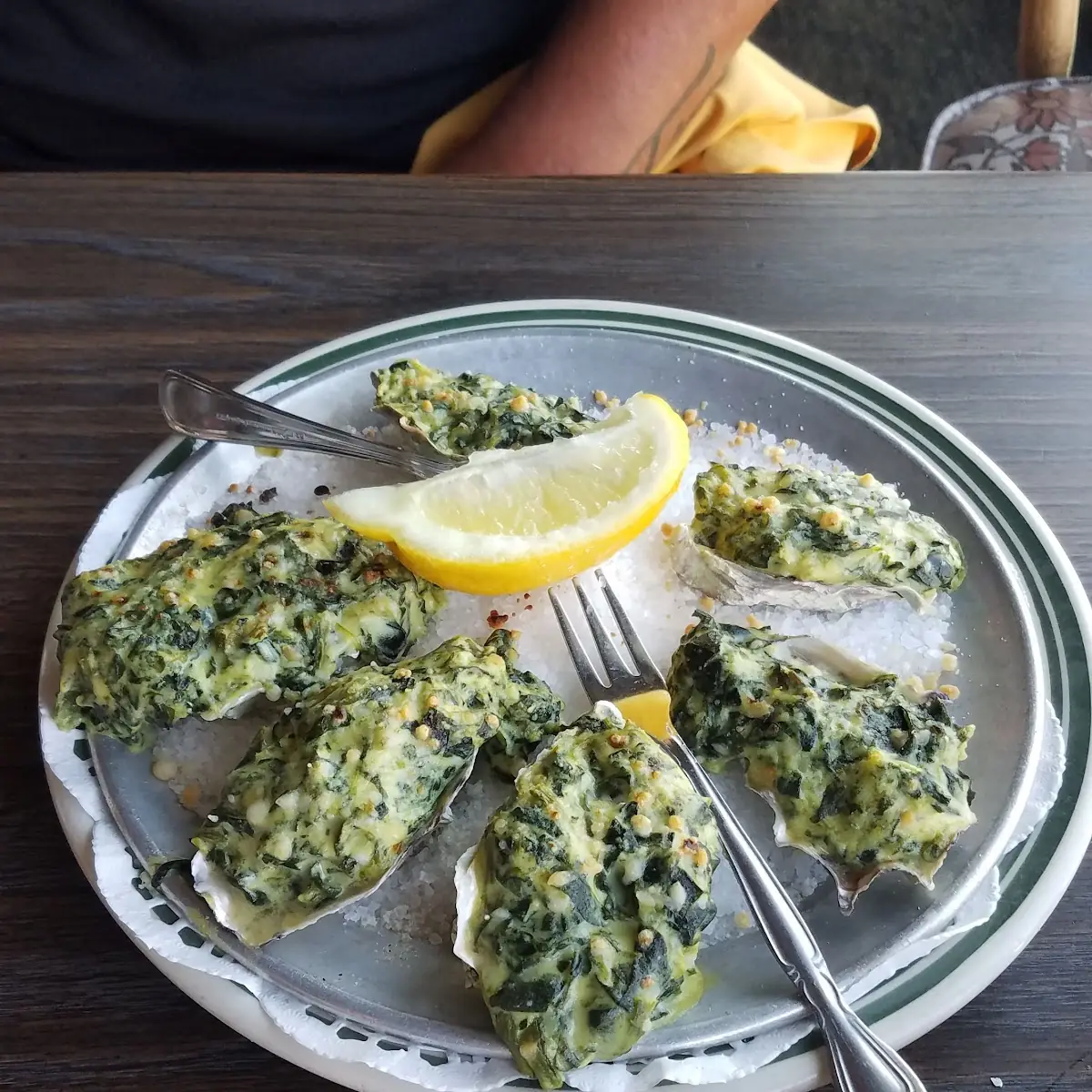 Oysters Rockefeller
