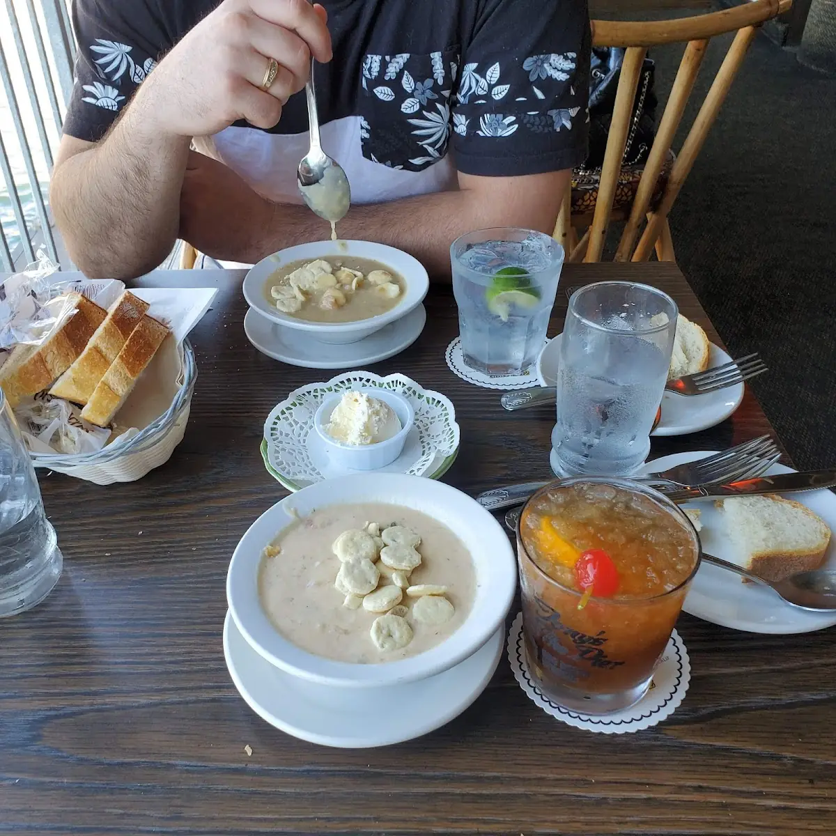 Salmon and Clam Chowder