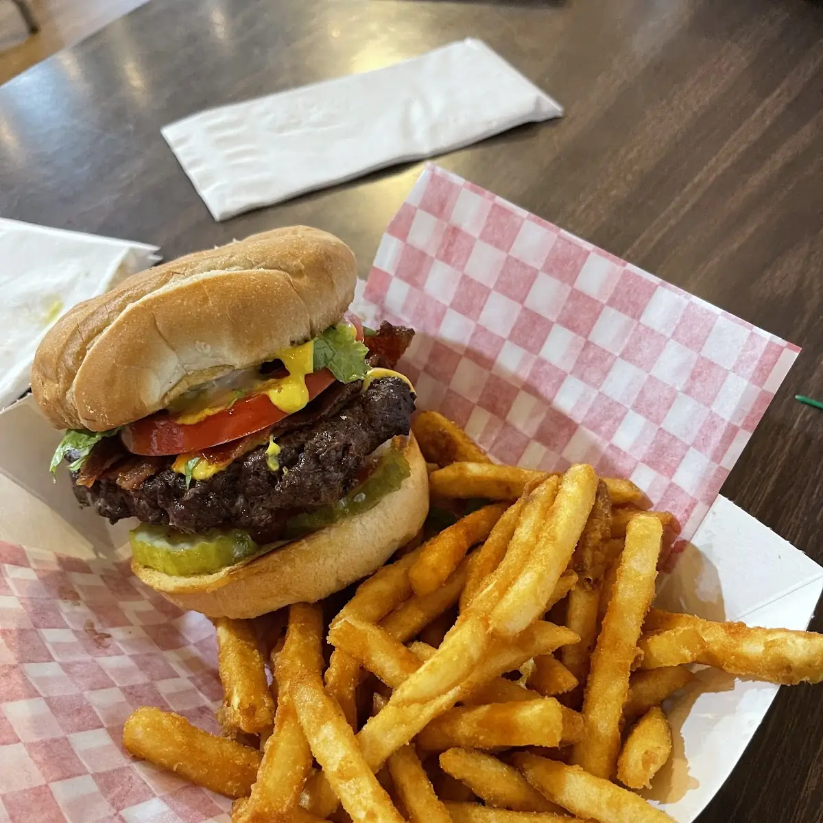 1 2 Bacon Cheeseburger