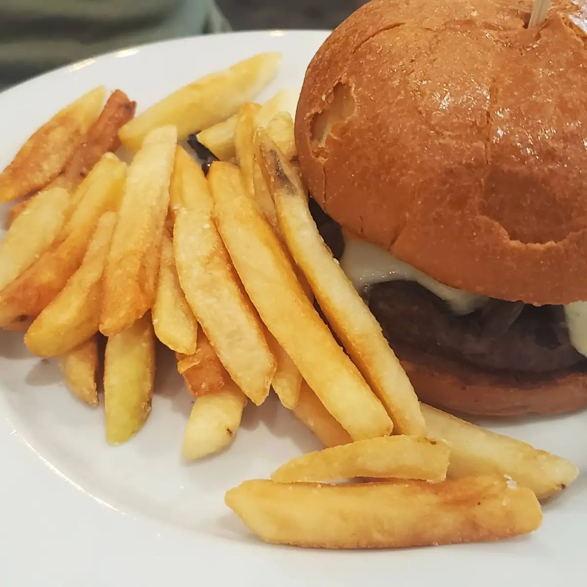 Mushroom Swiss Burger