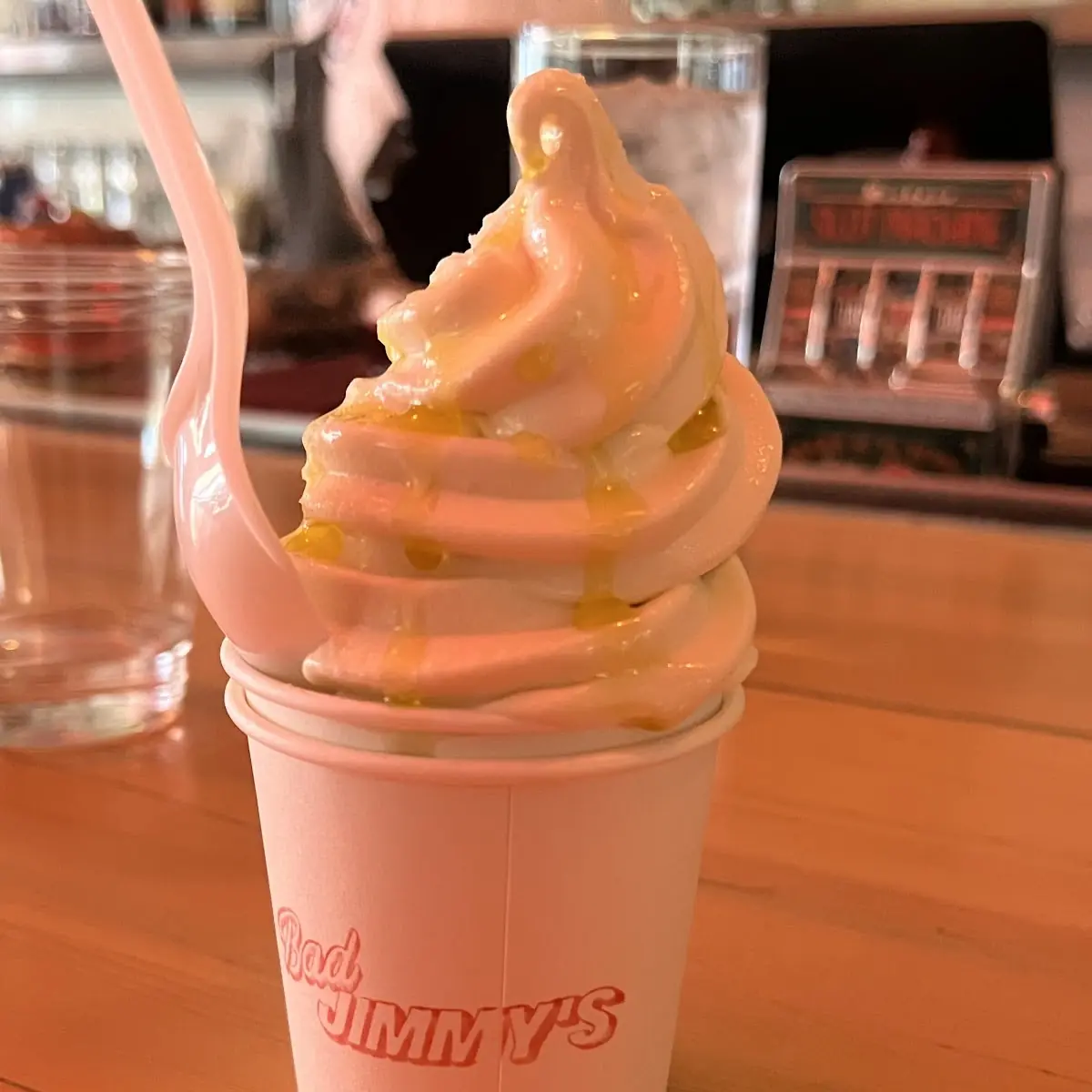Vanilla Soft Serve with Evoo