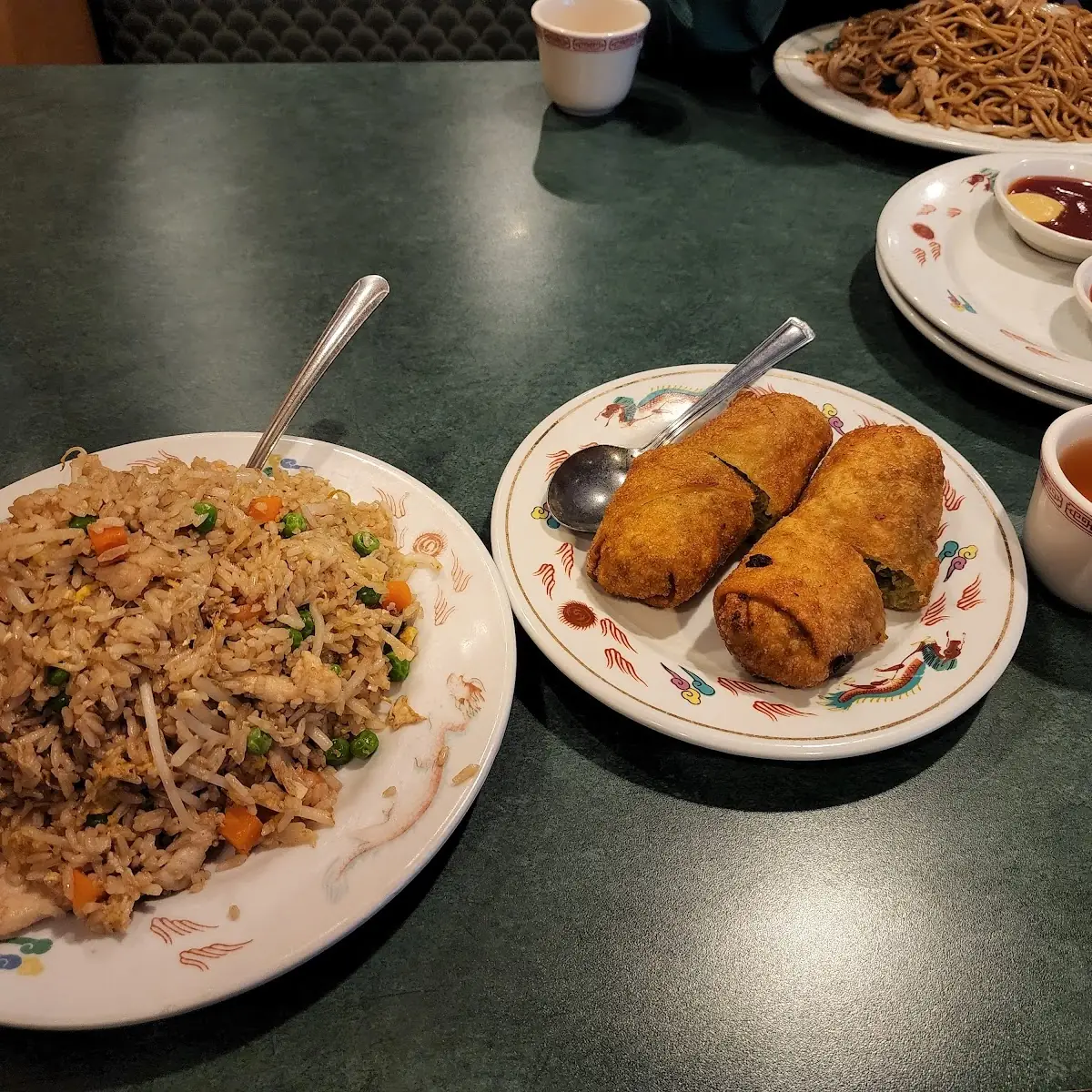 Pork Fried Rice Shrimp Egg Roll