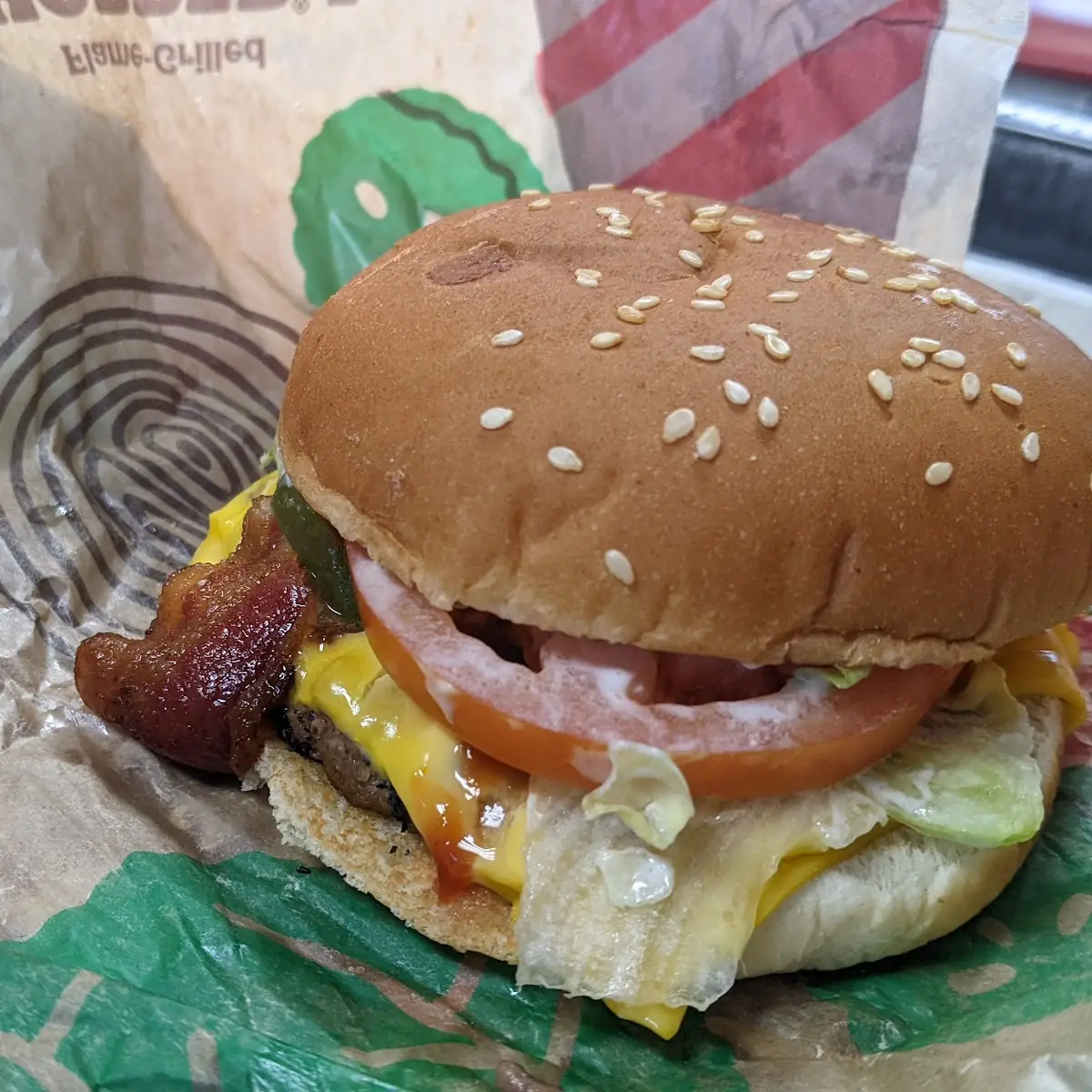 BBQ Bacon Whopper Jr