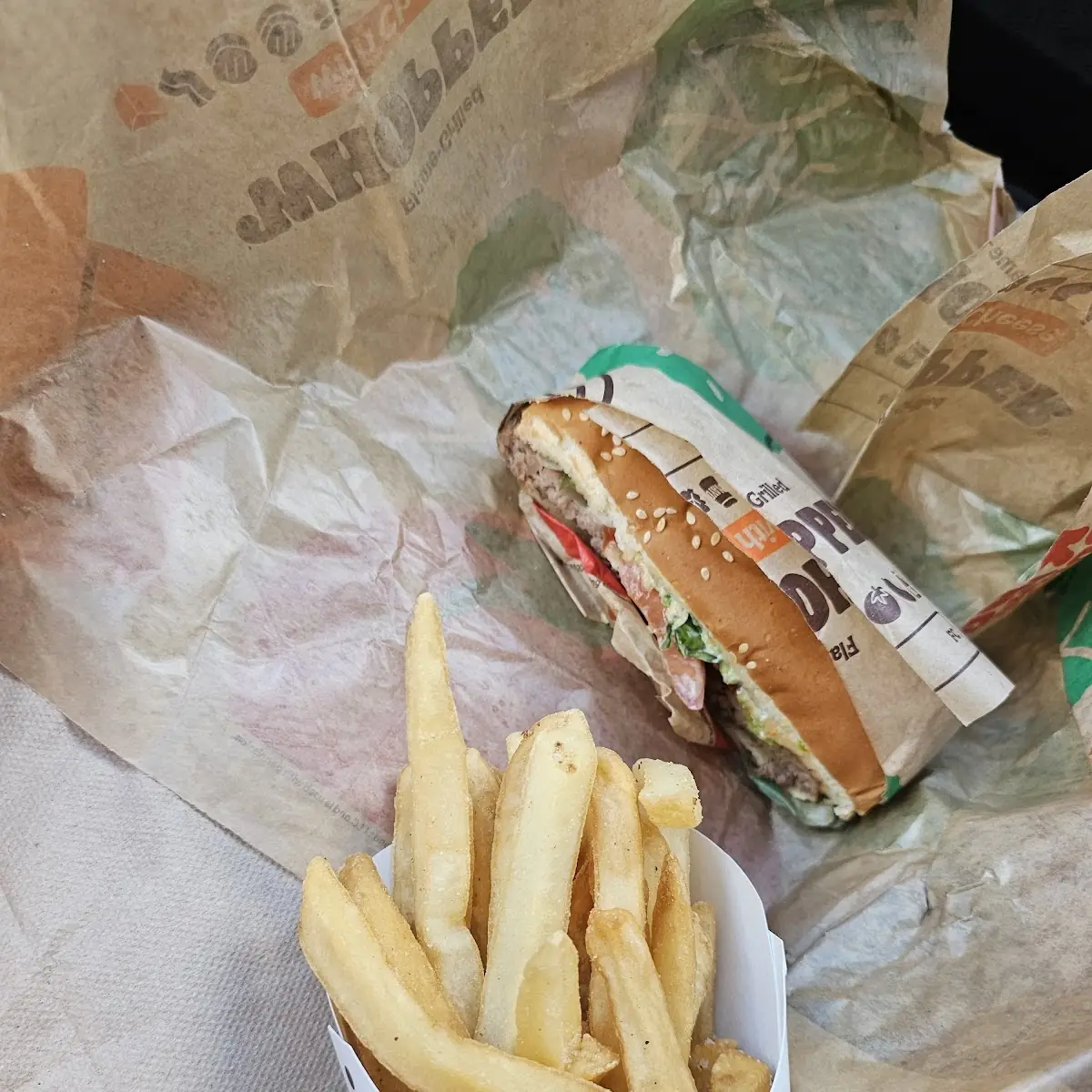 Hopper Jr Burger Combo Meal