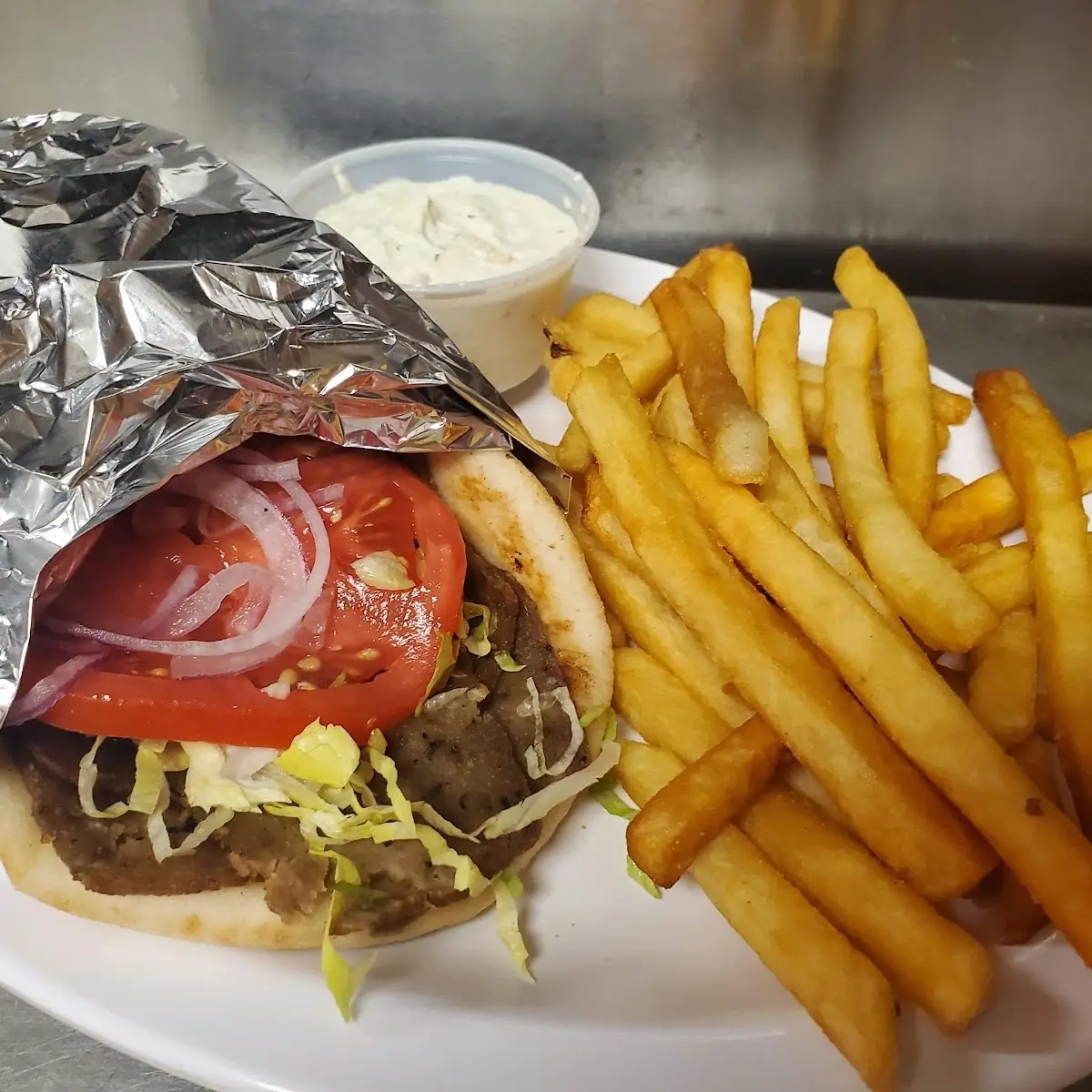 Fresh Gyro Sandwich