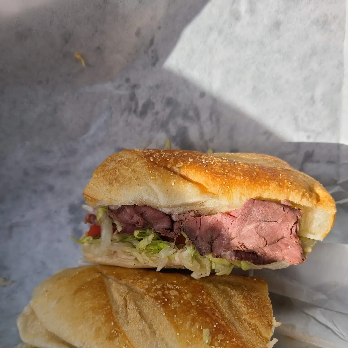 Roast Beef Club Sandwich