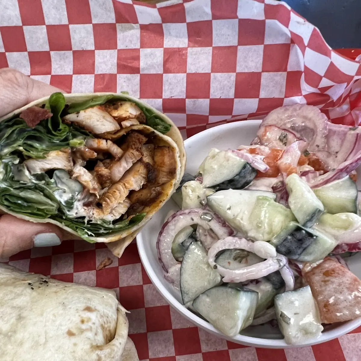Smoked Chicken Wrap