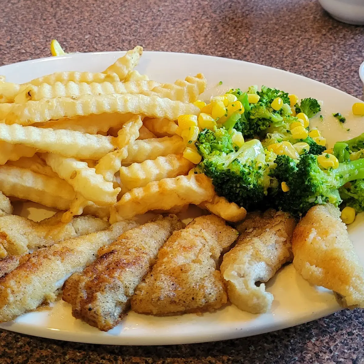 Sautéed Lake Perch Dinner