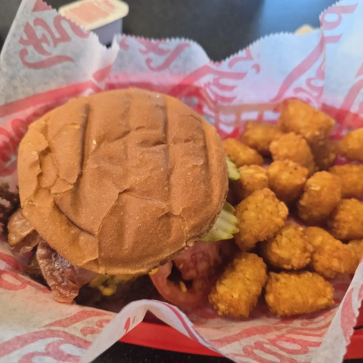 Bacon Cheeseburger with Tots