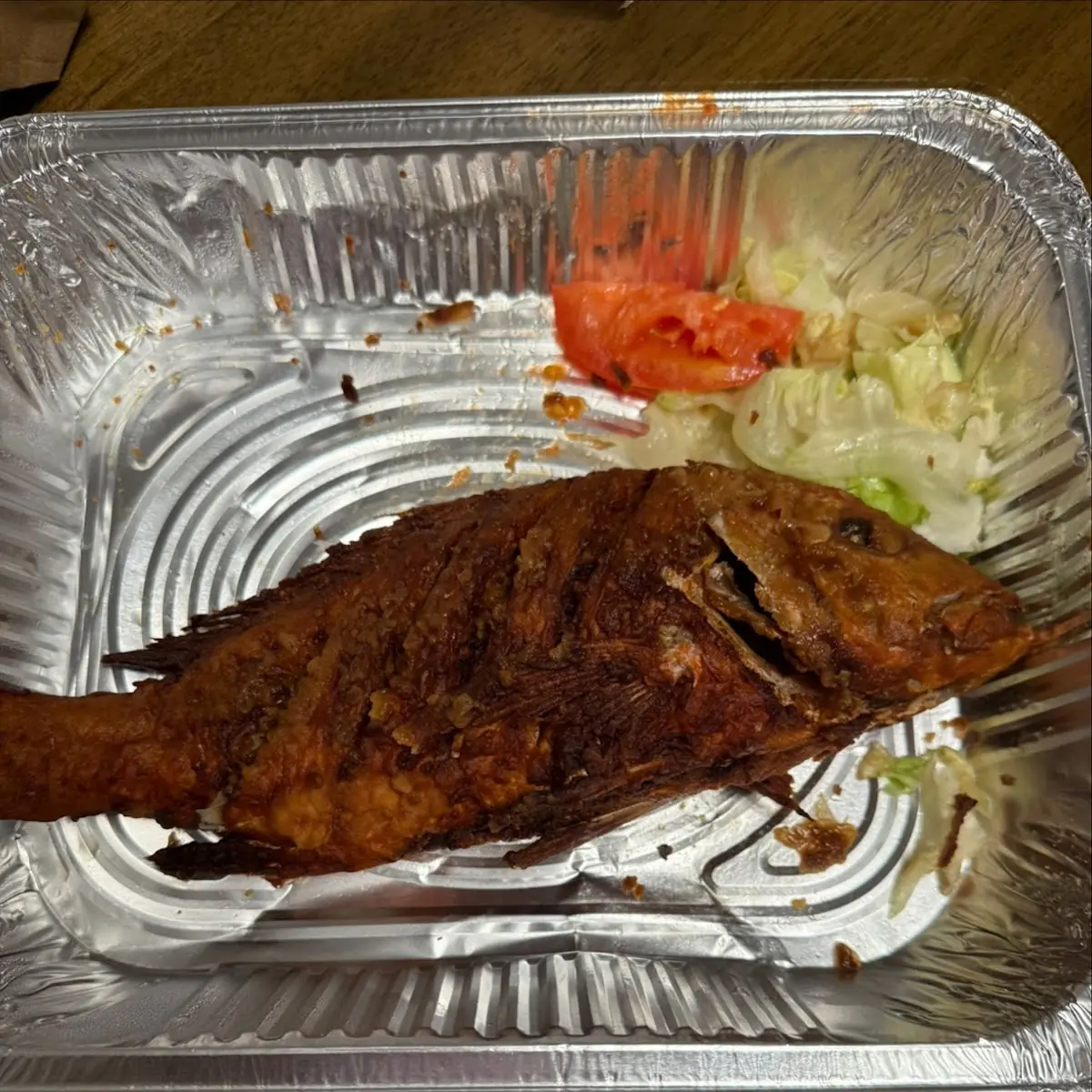 Pargo Entero Frito Fried Whole Snapper