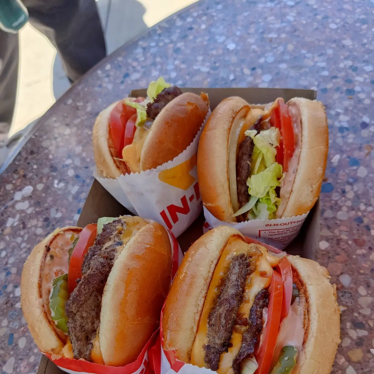 Animal Style Double Double Cheeseburger