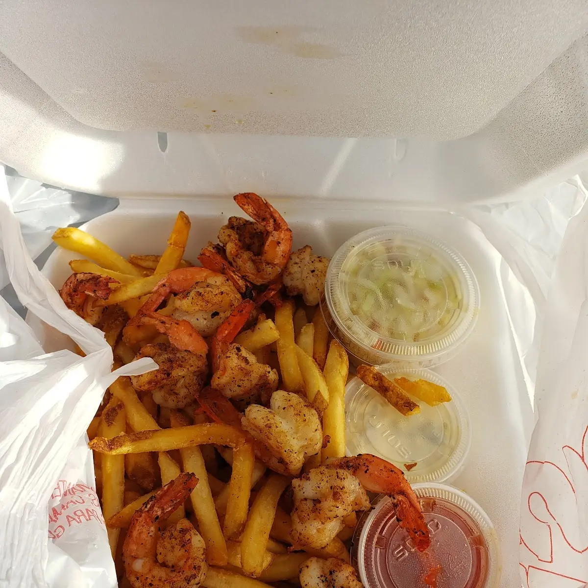 Grilled Shrimp Basket
