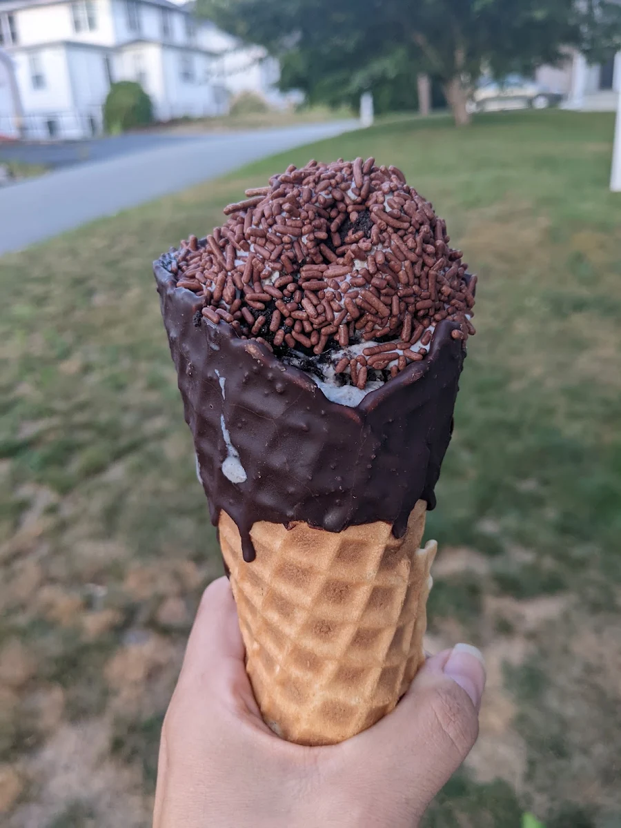 Oreo Cookie Ice Cream Cone