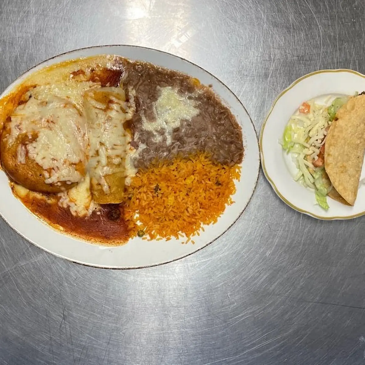 O Enchilada Rice and Beans