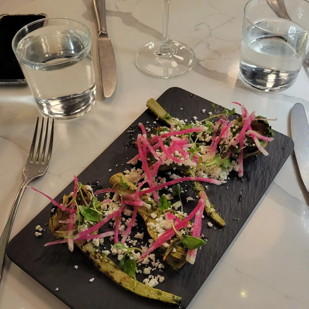 Grilled Artichoke Hearts