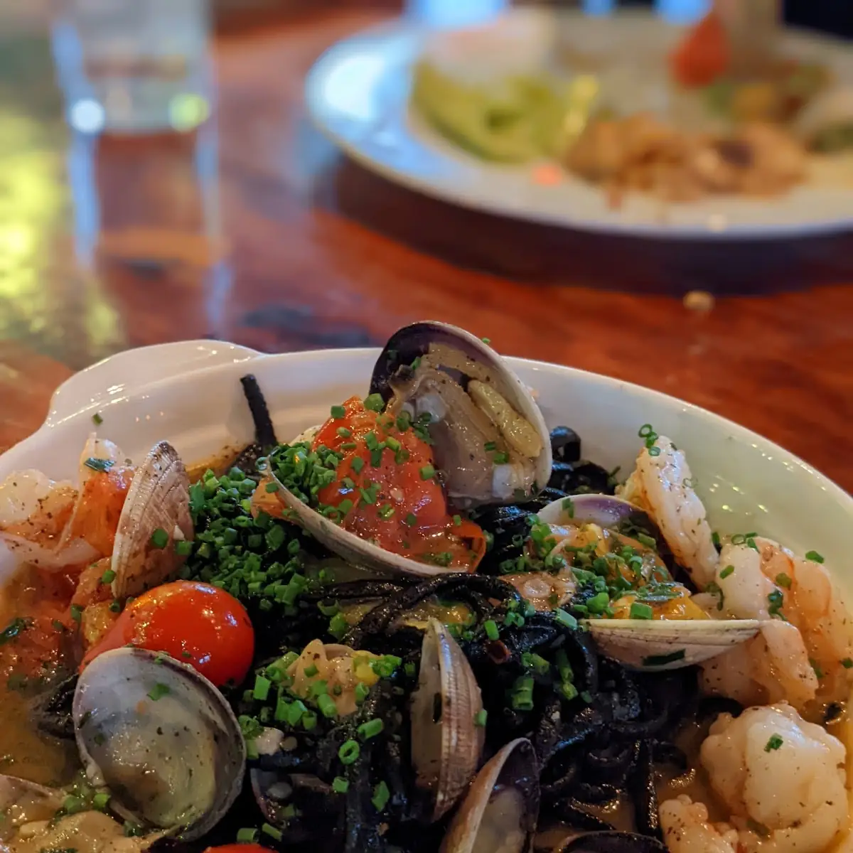 Squid Ink Seafood Pasta