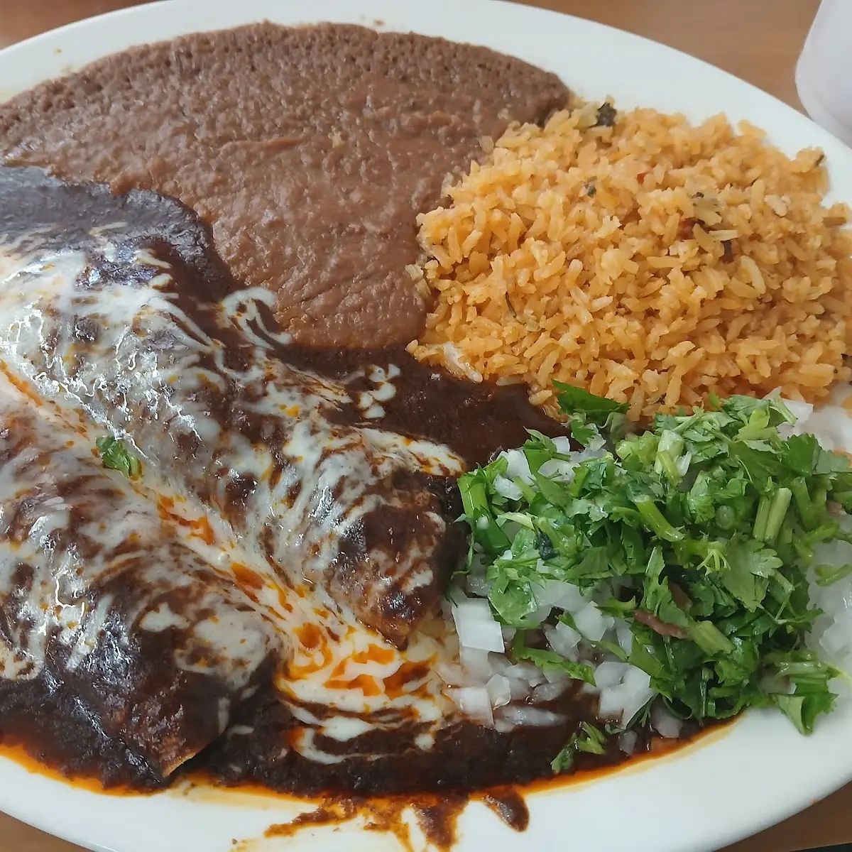Mole Enchiladas