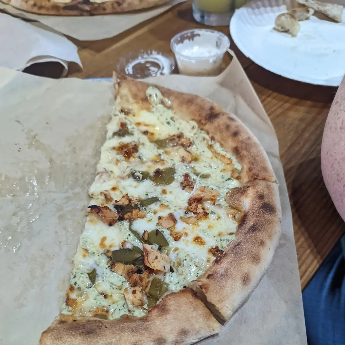 Hatch Chicken Pizza