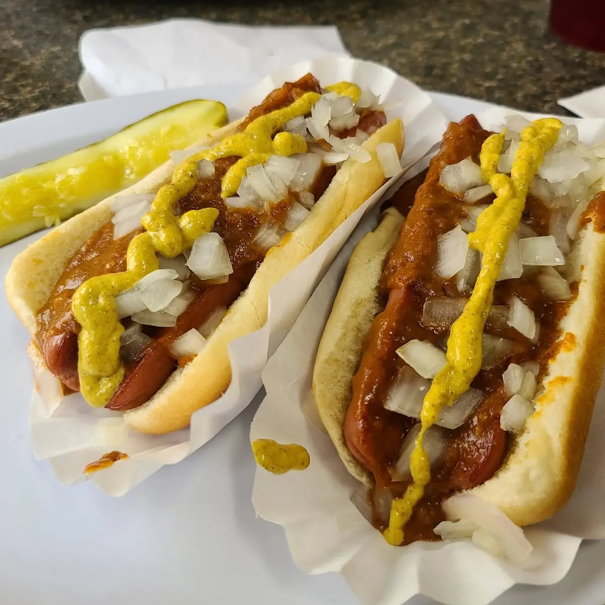 Two Kosher Hot Dogs
