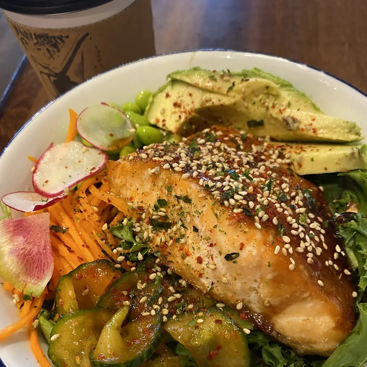 Teriyaki Glazed Salmon Bowl