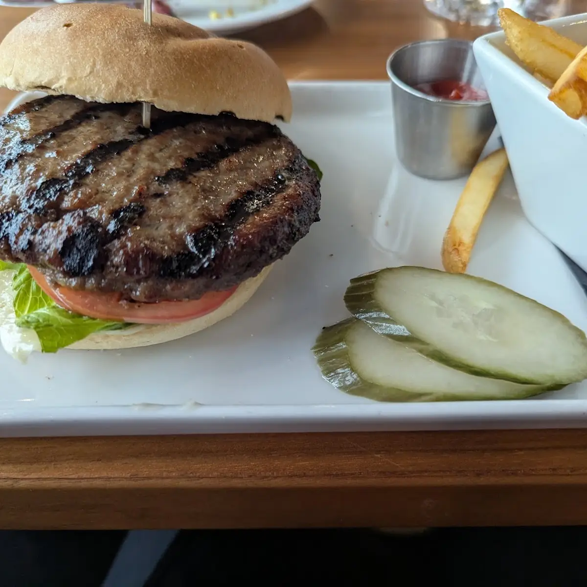 Burger and Fries
