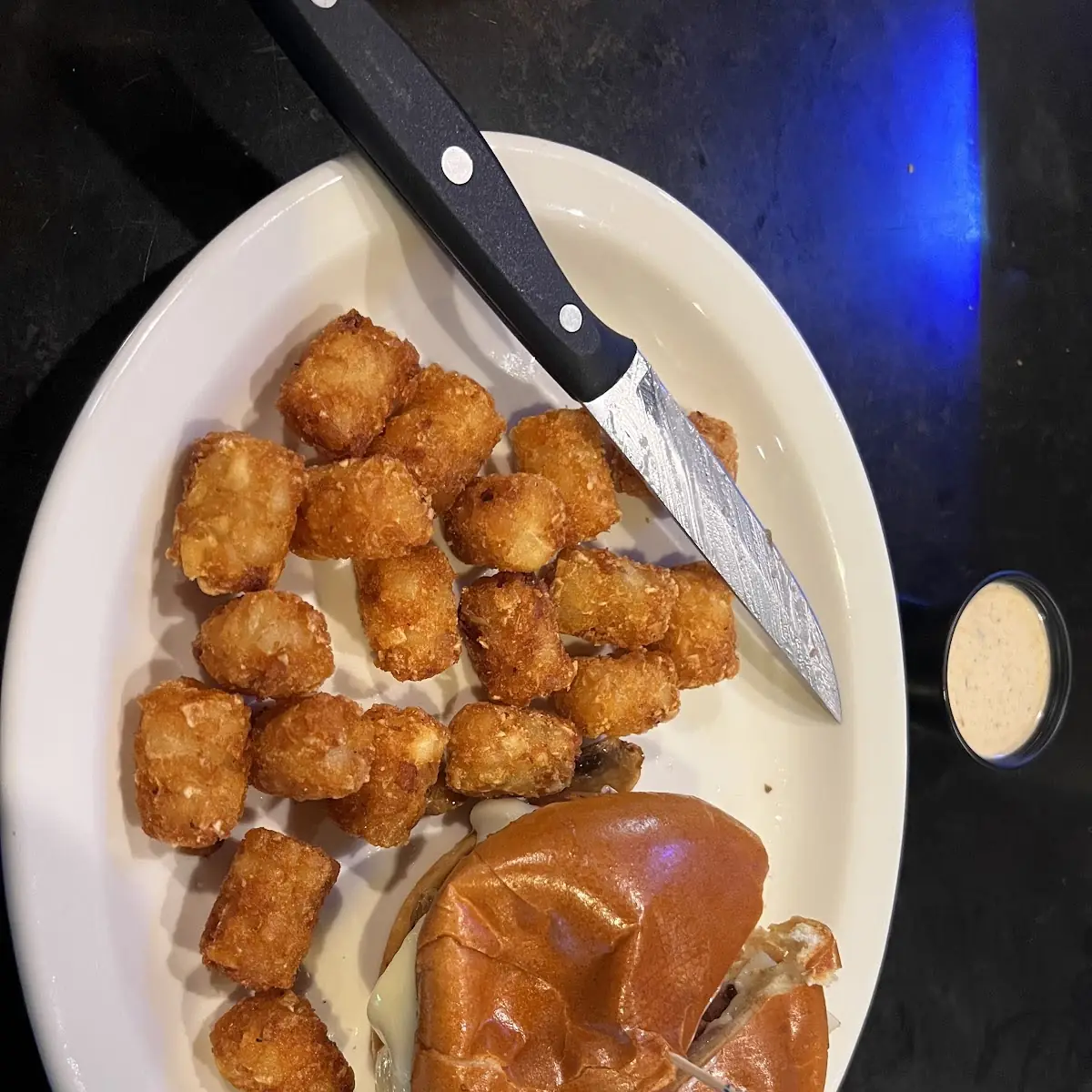 Burger and Tots
