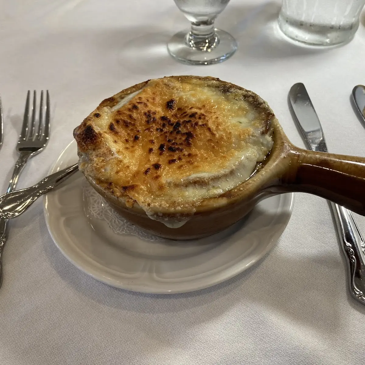 French Onion Soup with Cheese