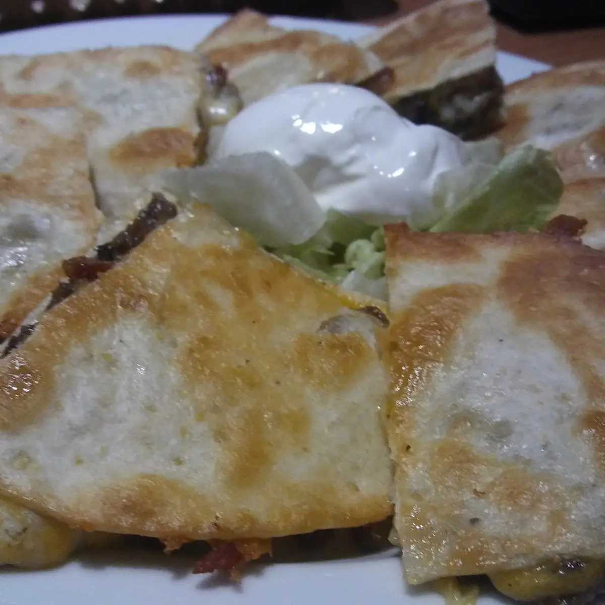 Bacon Ranch Chicken Quesadilla Lunch Combo with Bacon Ranch and Cheese Served with Homestyle Fries