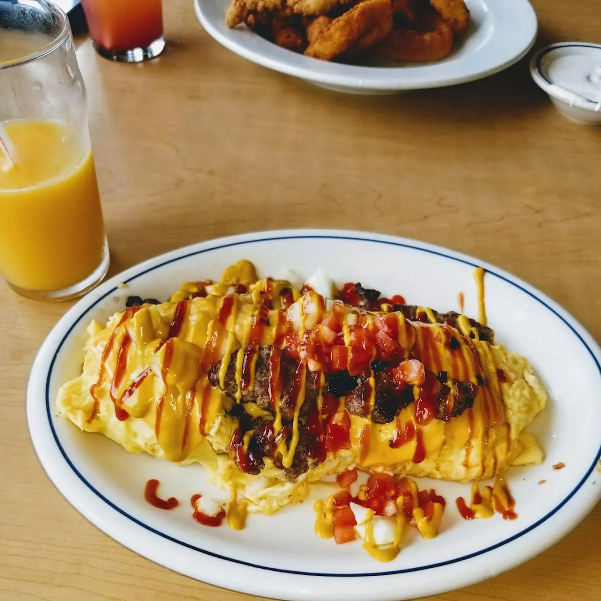 Cheese Burger Omelette